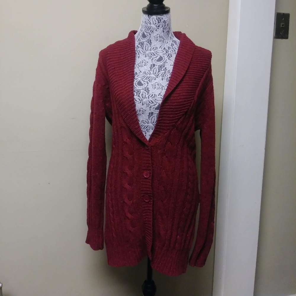 NY&CO Red Long Sweater  - Keep Warm - Cozy